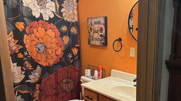 Towels, soap, toilet paper