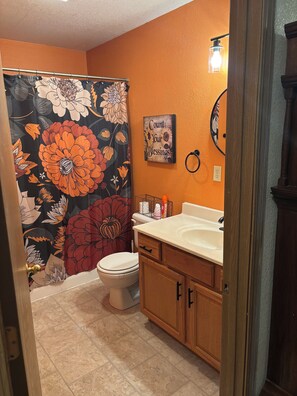 Towels, soap, toilet paper