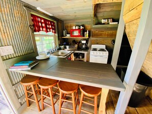 Microwave, oven, stovetop