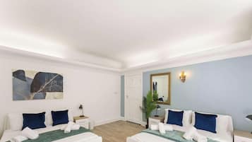 5 bedrooms, iron/ironing board, travel cot, WiFi