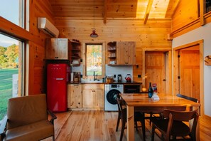 Fridge, oven, stovetop, dishwasher - River Views | Private Hot Tub | The Cherry Cabin (Ellsworth)