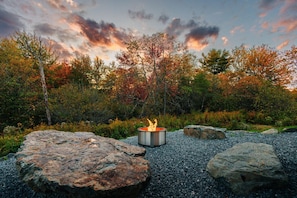 Property grounds - River Views | Private Hot Tub | The Cherry Cabin (Ellsworth)