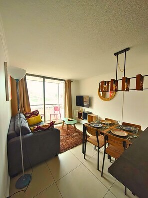Classic Apartment | Living area - Vistas de Providencia (Santiago)