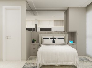 Iron/ironing board, WiFi, bed sheets