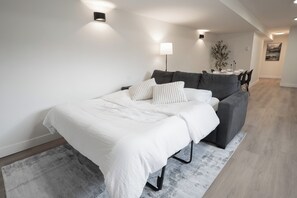 3 slaapkamers, een strijkplank/strijkijzer, gratis wifi, beddengoed