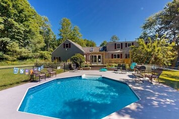 Backyard pool area