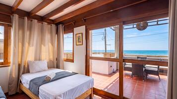 Classic Quadruple Room, Sea View | Free WiFi
