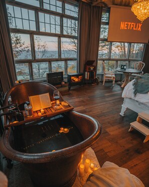 Tree House, 1 trÚs grand lit, non-fumeurs, vue vallée | Wi-Fi gratuit