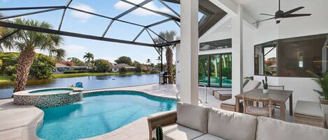 Una piscina climatizada