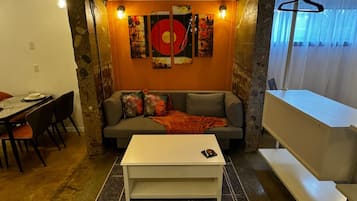 Comfort-Studiosuite, Mehrere Betten, Nichtraucher, Kochnische | Wohnbereich