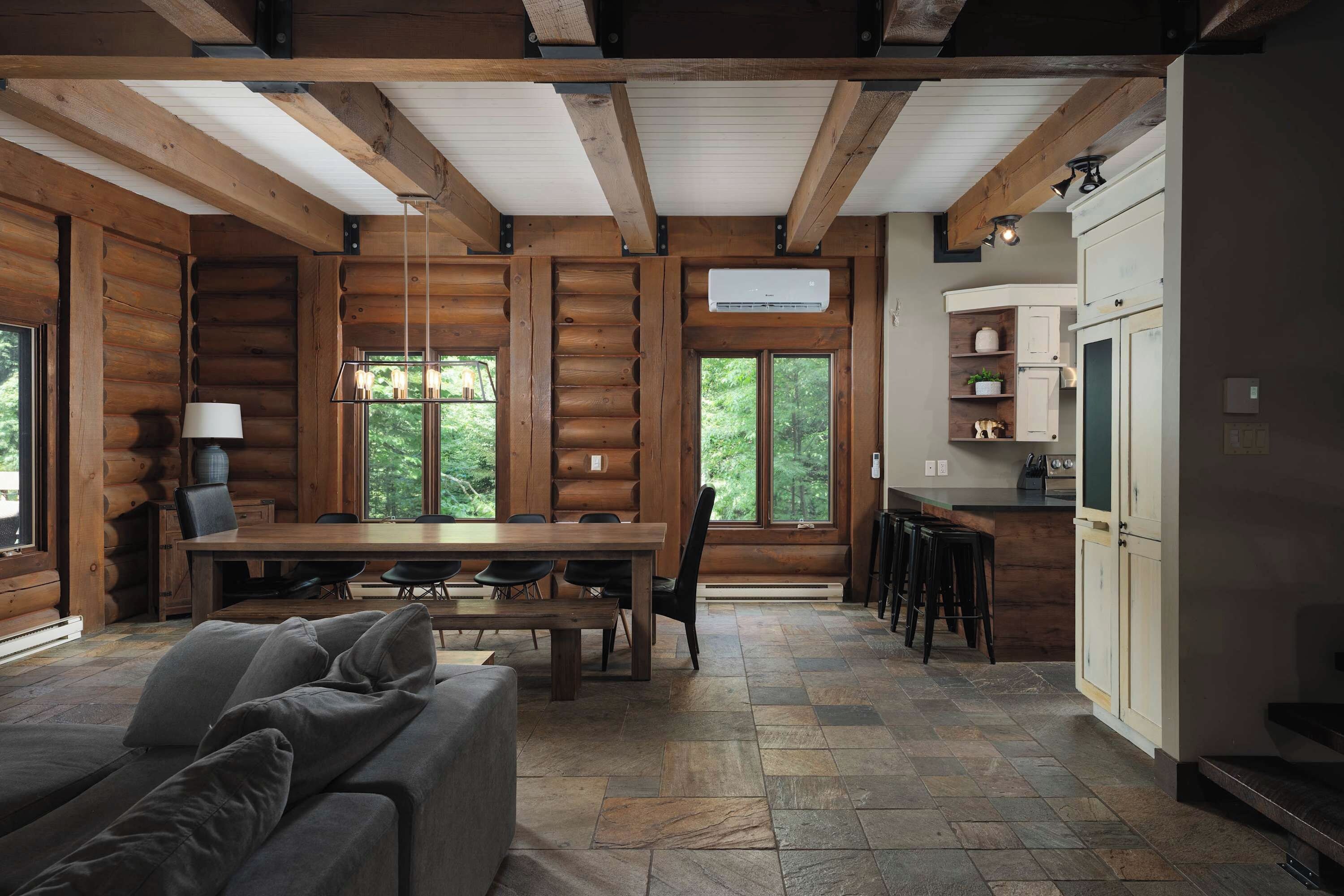 Our open concept main floor facilitates connectivity between your whole crew!