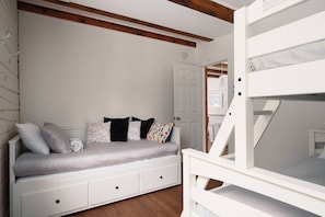 4 bedrooms, iron/ironing board, travel crib, WiFi