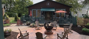 Cabin near Mississippi with Pickleball court - North Star