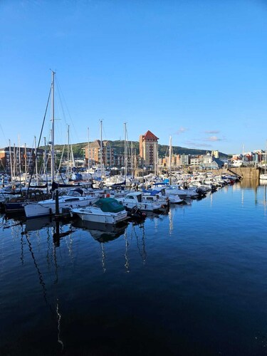 1 Bedroom Marina Flat - sleeps 2 - near Beach and Swansea Arena
