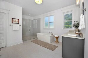 Towels, soap, toilet paper