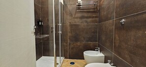 Shower, hair dryer, bidet, soap