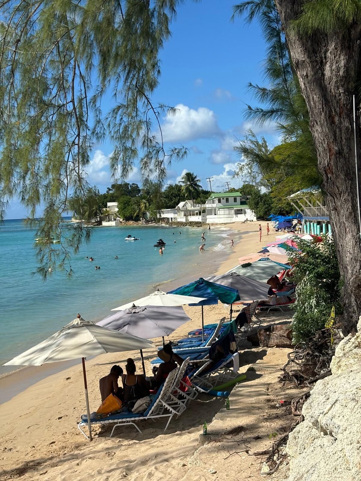 Sun loungers, beach towels
