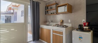 Estúdio Modernos em Condomínio com Piscina em Floripa - ASK