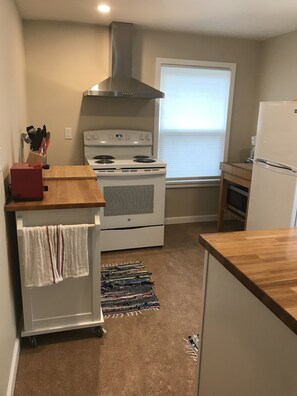 Microwave, oven, stovetop