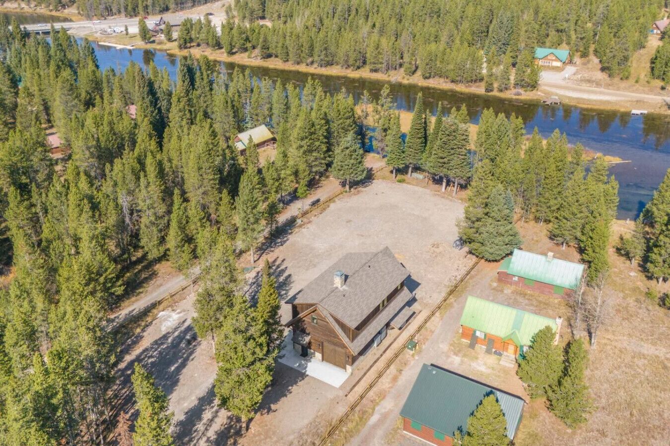 Lazy River Loft Aerial View