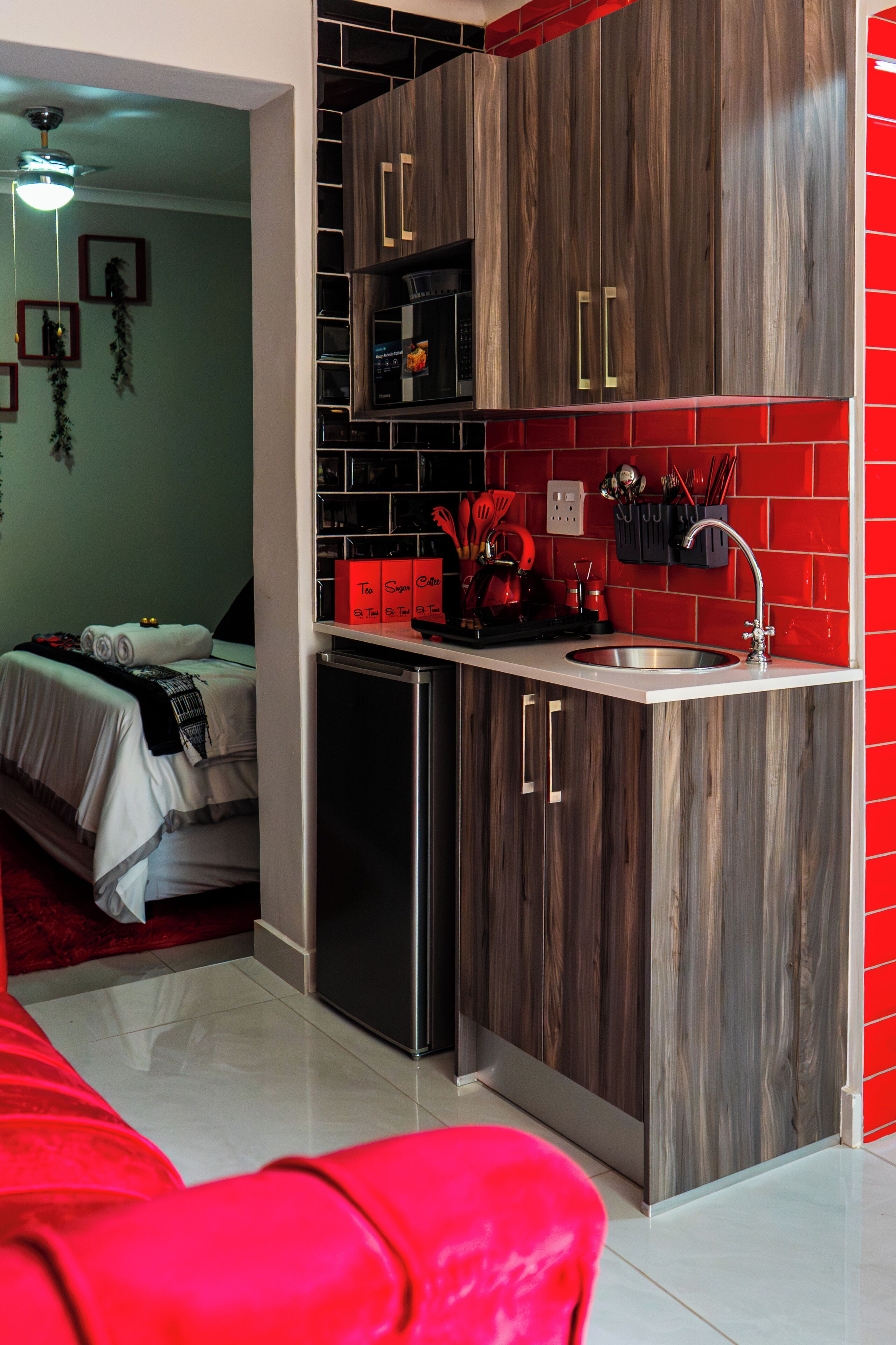 1 makuuhuone, silitysrauta/-lauta, ilmainen Wi-Fi, vuodevaatteet