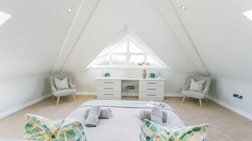4 bedrooms, iron/ironing board, travel cot, free WiFi