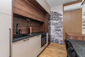Apartamento Confort | Cocina privada | Hervidor eléctrico