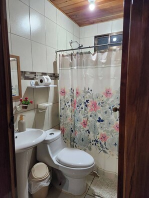Hårtørrer, håndklæder, Sæbe, Toiletpapir