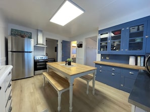 Microwave, oven, stovetop