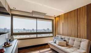 Basic Apartment | Living area - AIR - Apartments Well Located in Porto Alegre/rs (Porto Alegre)