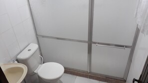 Shower, toilet paper