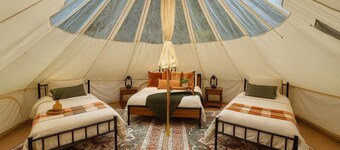 Private Stargazing Tent Maple Haven – Peaceful Glamping with Fire Pit & Open Skies