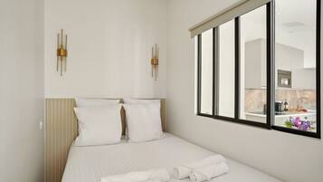 2 chambres, fer et planche Ă repasser, Wi-Fi gratuit, draps fournis