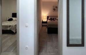 2 chambres, lit parapluie, Wi-Fi gratuit, draps fournis