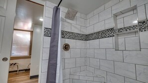 Ducha y secador de pelo
