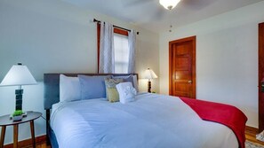 3 dormitorios, tabla de planchar con plancha, wifi gratis y ropa de cama