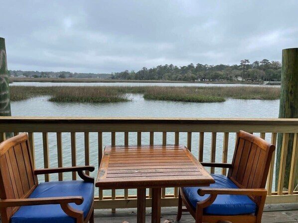 Outdoor dining - Dock & Volleyball! Near Downtown - Green Grotto (Savannah)