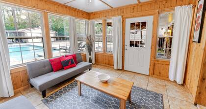 Savannah Getaway with Private Pool, Porch & Deck