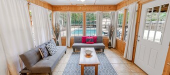 Savannah Getaway with Private Pool, Porch & Deck