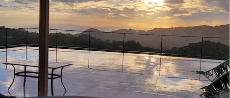 Family Chalet, Partial Ocean View | Terrace/patio