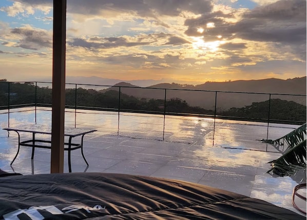 Perhechalet, osittainen valtamerinäköala | Terassi/patio