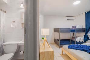 2 bedrooms, desk, iron/ironing board, travel cot