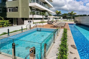 Pool - Modern Apt With Balcony 150m From the sea Abc0202 (Itajai)