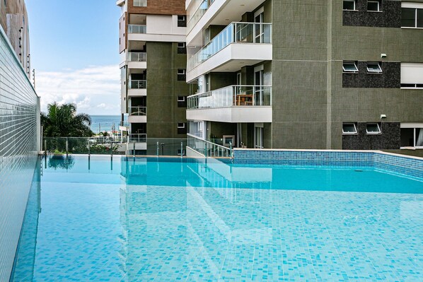 Pool - Modern Apt With Balcony 150m From the sea Abc0202 (Itajai)