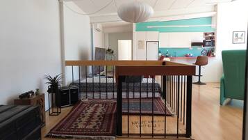 1 bedroom, in-room safe, iron/ironing board, travel cot