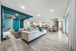 Smart TV, video games, stereo