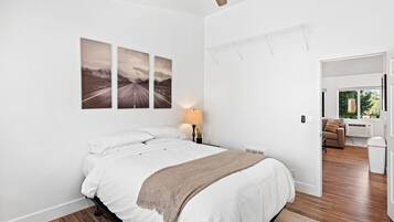 Desk, iron/ironing board, travel crib, free WiFi