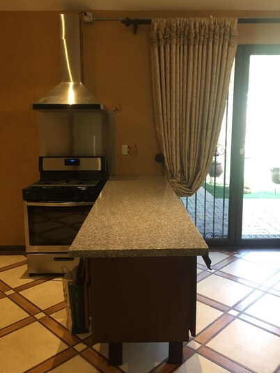 Furnished bedroom, bathroom, kitchen in a guard-gated community