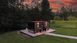 奢華小屋, 1 張加大雙人床, 河景