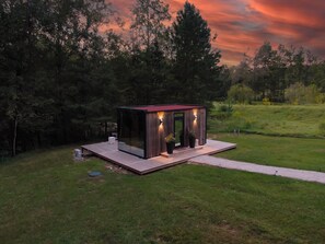 Cabaña de lujo, 1 cama Queen size, vista al río | Wifi gratis 